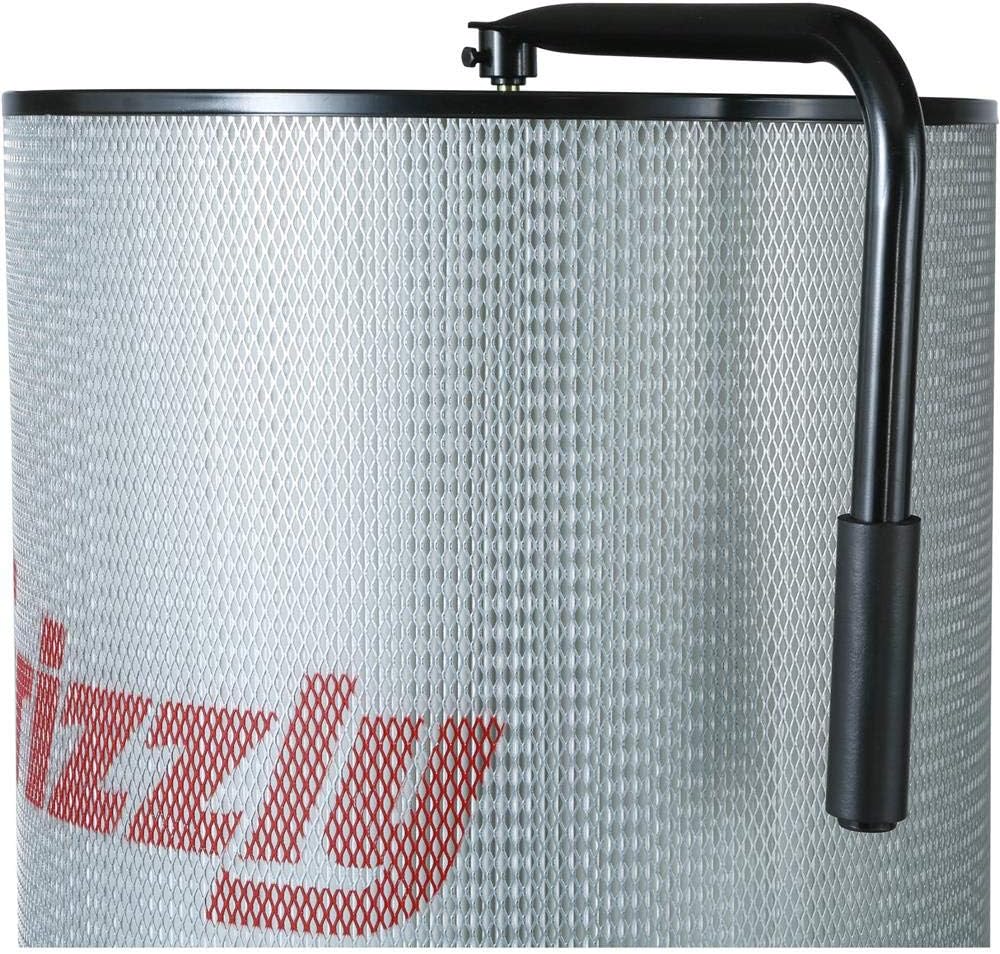Grizzly G0548ZP 2 HP Canister Dust Collector with Aluminum Impeller - Polar Bear Series