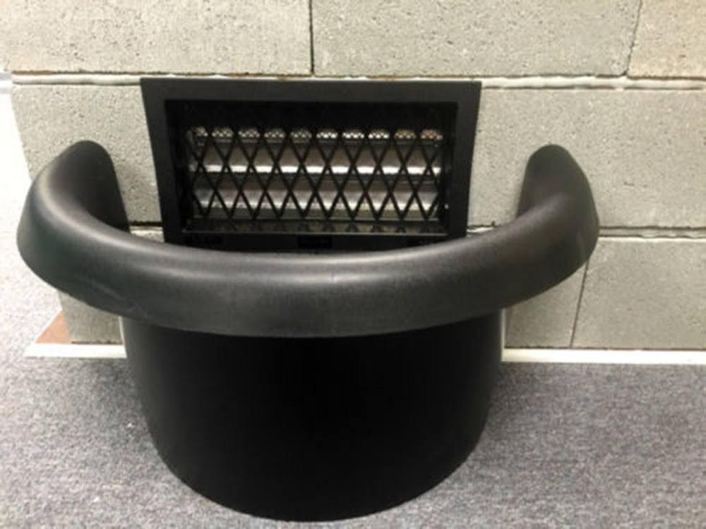 Foundation Vent Well - Air Vents Crawlspace Vents Crawl Space Door (Black) VWBL