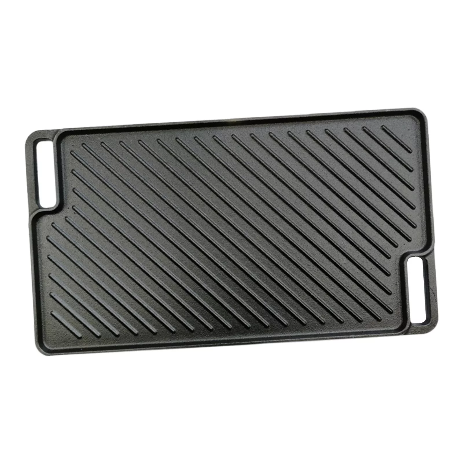 Preseasoned Reversible Griddle Cast Iron Reversible Grill for Stovetop BBQ