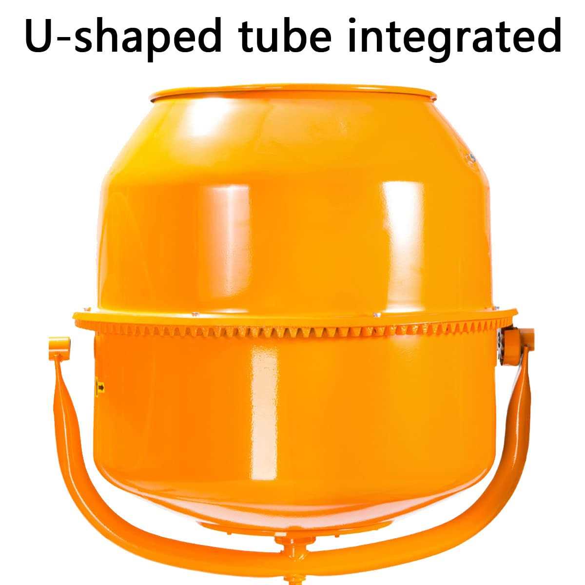 5-star Generic Portable 42 Cu Ft Concrete Cement Mixer 1/2 Hp Electric Mixer Machine with Wheel &amp; 120L Freestanding Barrow Machine Mixing Tools Fo - Shop Hardware Tools Online Store