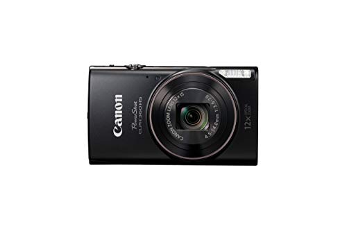 Canon PowerShot ELPH 360 Digital Camera w/ 12x Optical Zoom and Image Stabilization - Wi-Fi & NFC Enabled (Silver) (Renewed)