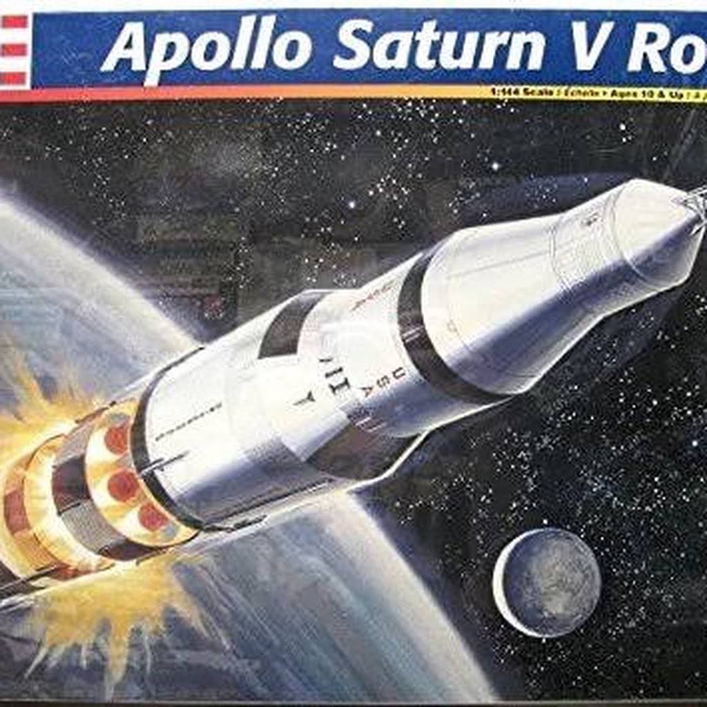 Apollo Saturn V Rocket 1/144 Scale Model Kit by Monogram 5082 - Black