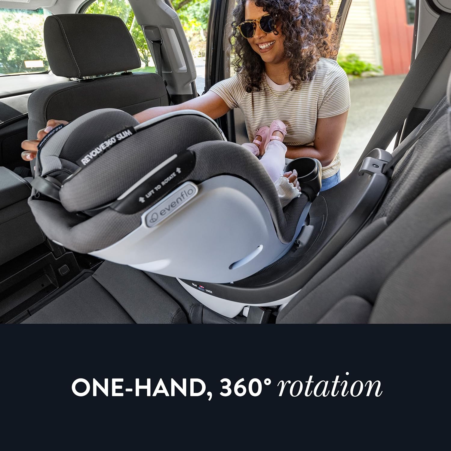 Revolve360 Slim 2-in-1 Rotational Car Seat with SensorSafe & Evenflo Gold Revolve360 Extend All-in-One Rotational Car Seat with SensorSafe