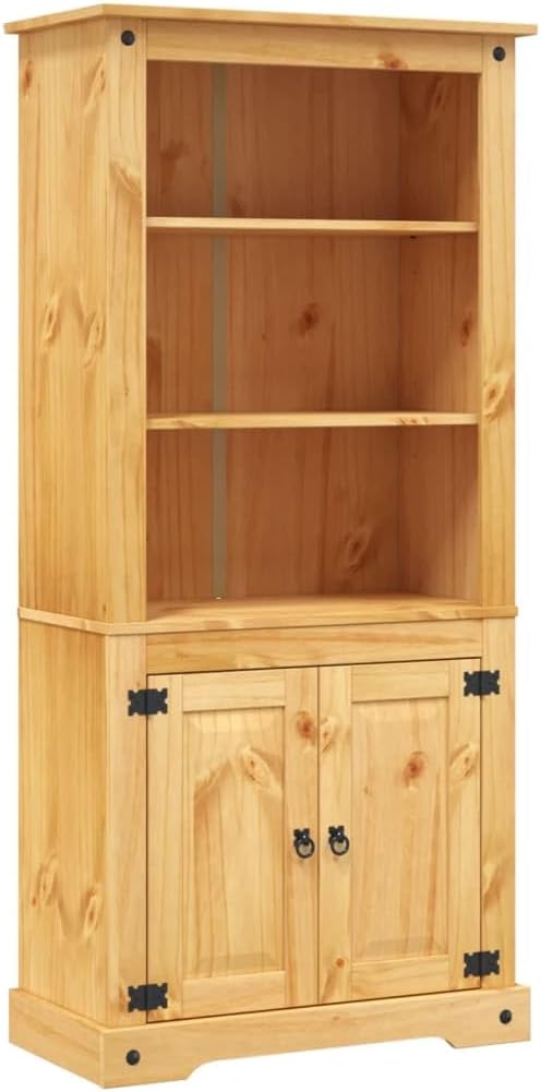 Bathroom Storage Cabinet Display CabinetCupboard Mexican Pine Corona Range 31.5"x15.7"x66.9"Suitable for Bedroom Bathroom Living Room Kitchen