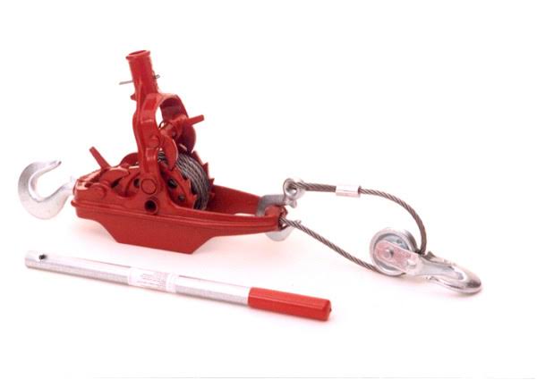 Wyeth-Scott 862-2-20 2 Ton 20 5-16 inch Cable Power Puller W-Ca