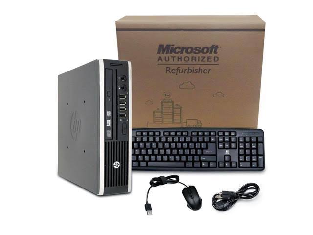 HP 8300 Desktop Computer PC Core i5-3470S, 4GB Ram, 500GB SSD Hdd, DVD-Rom, Windows 10 Home, Includes 24 inch LCD Monitor, Wifi,