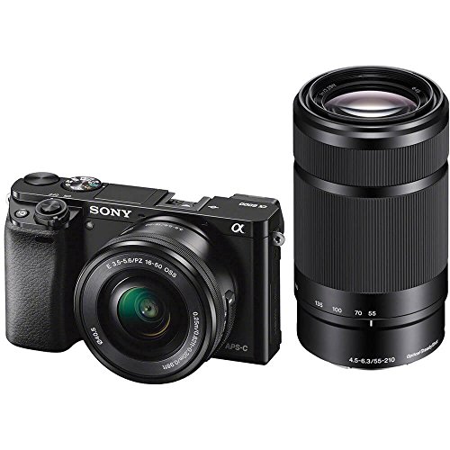 Sony Alpha a6000 Mirrorless Digital Camera with 16-50 mm Lens, 24 MP (White)