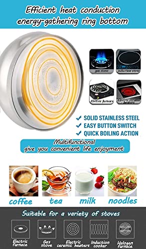 Stovetop Teapot, Stainless Steel Whistling Teapot, 3L Hot Water Boiler, Kitchen Stove Hot Teapot, Teapot, Teapot for Hot Water