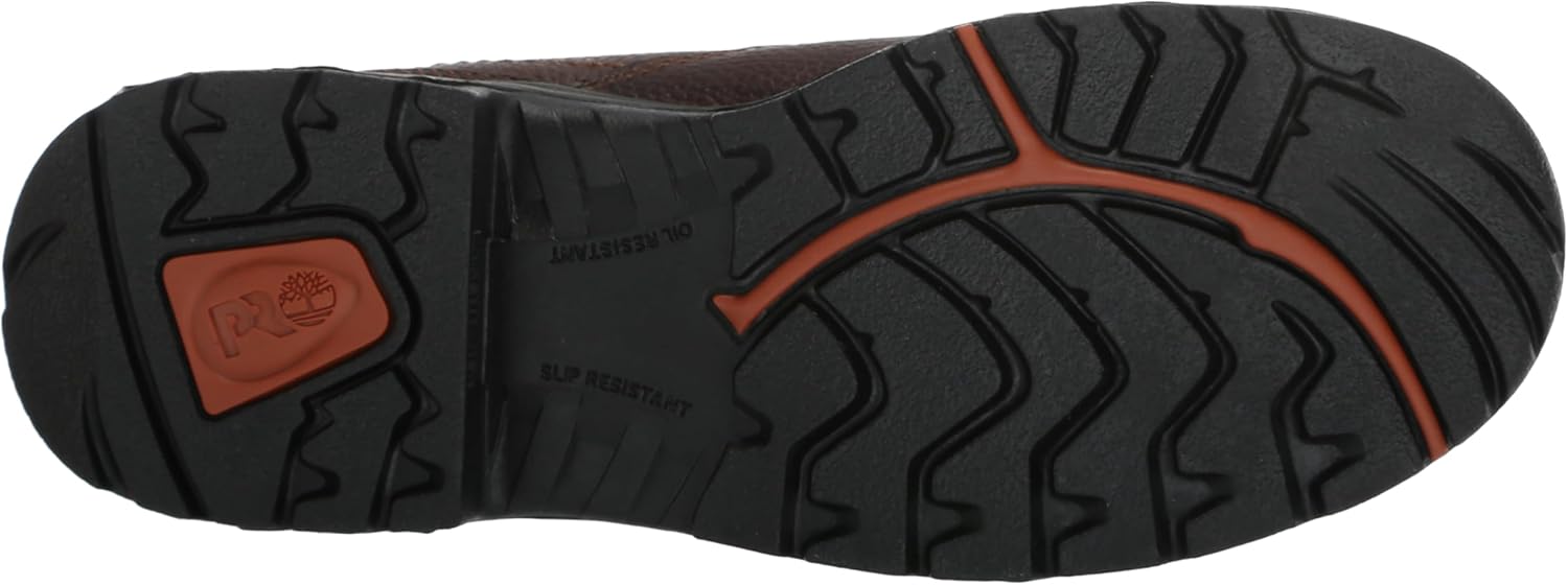 Timberland PRO Men's Titan Slip On Alloy Safety Toe Industrial Work Shoe, Camel Brown-2024 New, 11