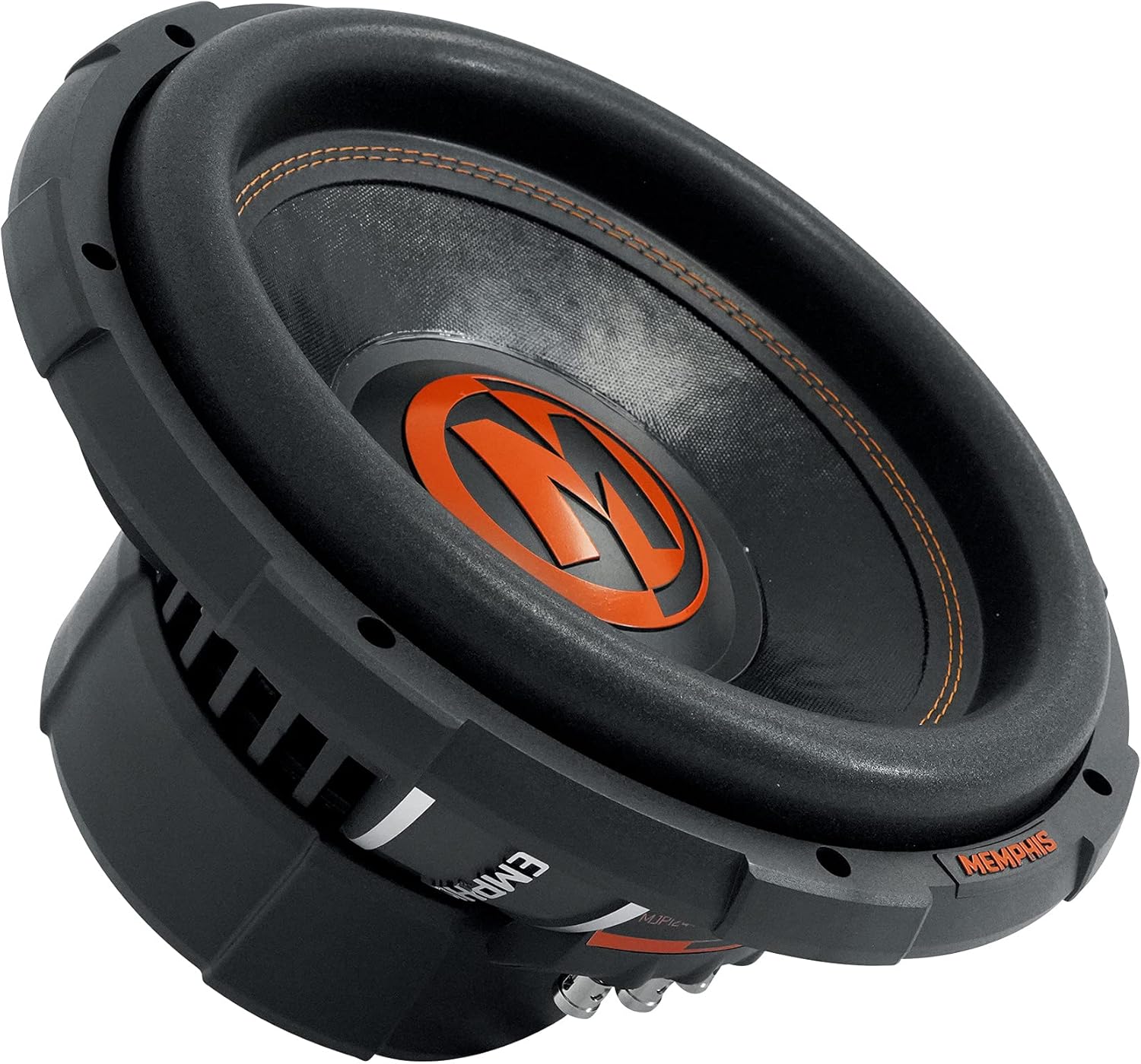 Memphis Audio MJP1244 12 in 1500 Watt MOJO Pro Car Audio Subwoofer DVC 4 ohm Sub, Black