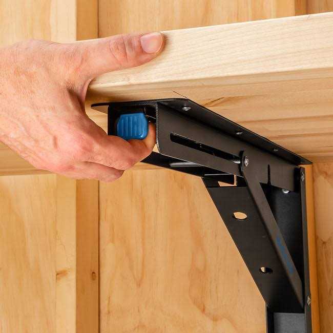 Rockler Rock-steady Folding Worktop Wall Brackets - Shop Hardware Tools Online Store