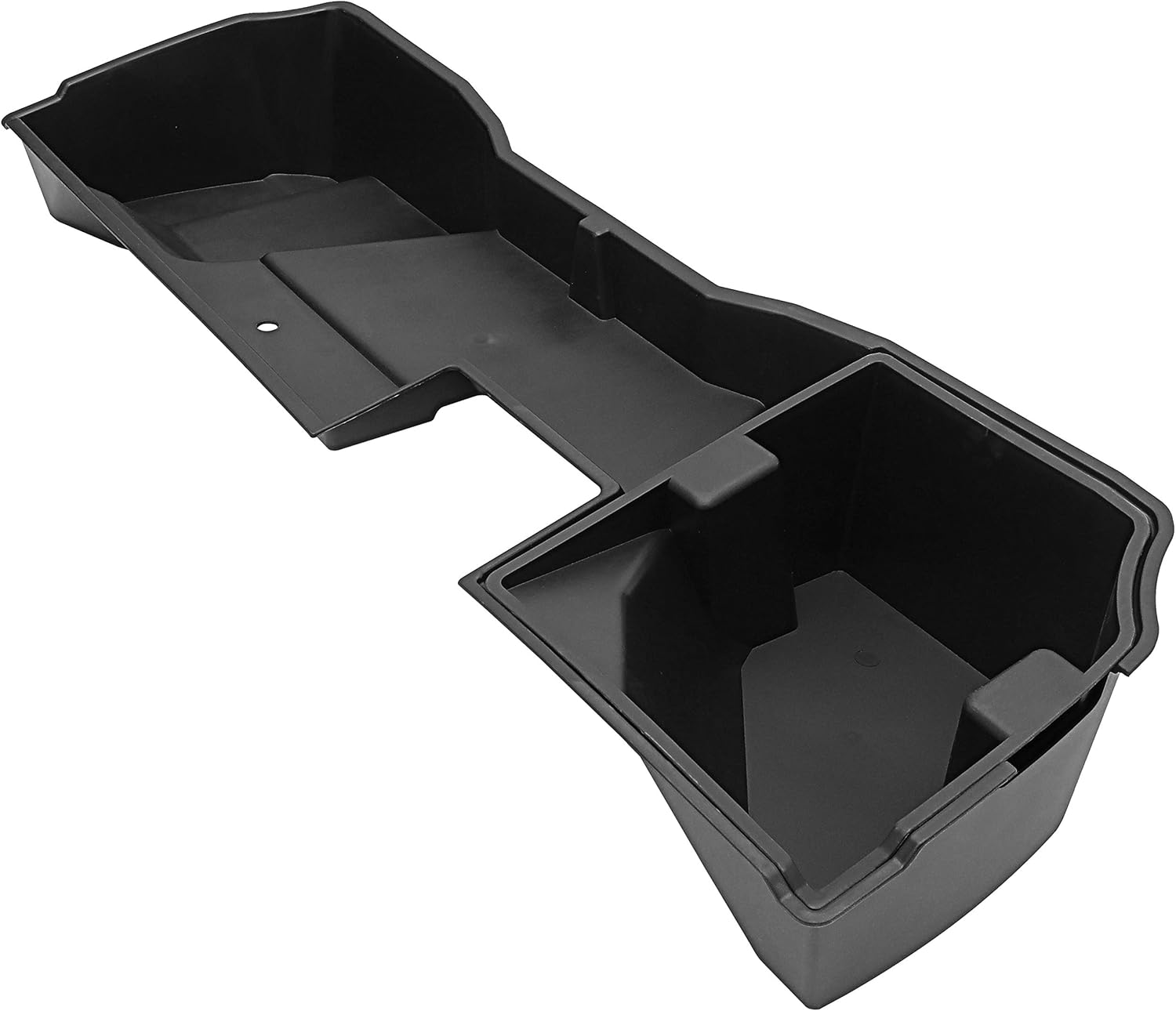 HECASA New Under Seat Storage Box Compatible with 2015-2018 Silverado/Sierra 2500HD/3500HD Extended Cab, 2014-2018 Chevrolet Silverado/GMC Sierra 1500 Double Cab, 2019 Silverado LD/Sierra Limited