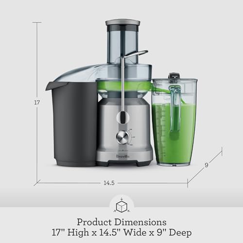 Breville Stainless Steel Juice Fountain Cold 1250 Watts Corded Electric Renewed juicer