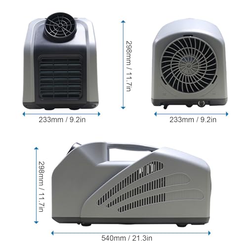 2350 BTU Portable Air Conditioners ABS Aluminium Alloy Fast Cooling Outdoor Air Conditioner Low Power Consumption DC24V 210W