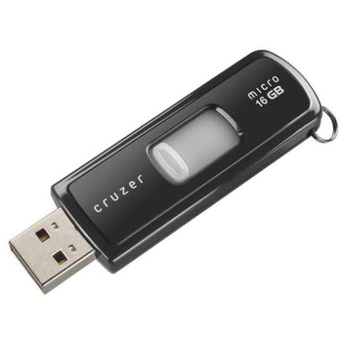SanDisk Cruzer Micro - USB flash drive - 16 GB - USB 2.0 - black