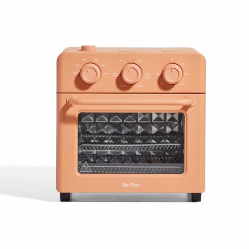 Our Place Wonder Oven | 6-in-1 Air Fryer & Toaster Oven with Steam Infusion | Compact, Countertop Friendly, Fast Preheat, Multifunctional | Air Fry, Toast, Roast, Bake, Reheat & Broil | Char