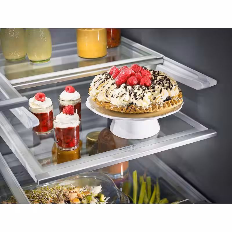 25.8 cu. ft. French Door Refrigerator in Black Stainless with Platinum Interior