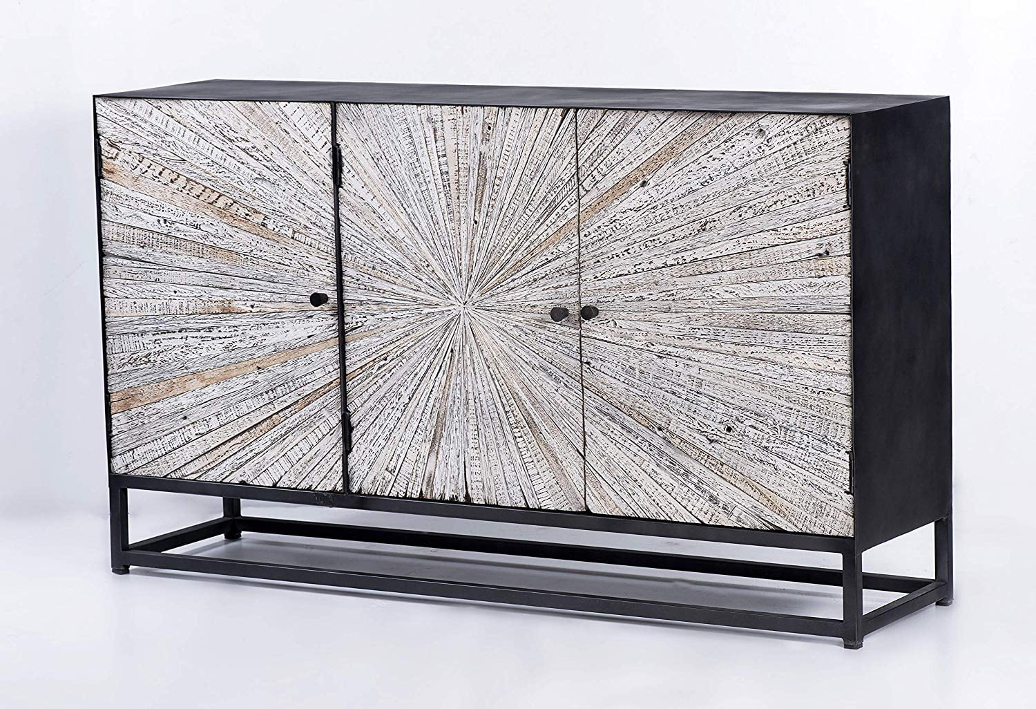 Jofran Reclaimed Solid Wood Astral Plains 3 Door Accent Cabinet