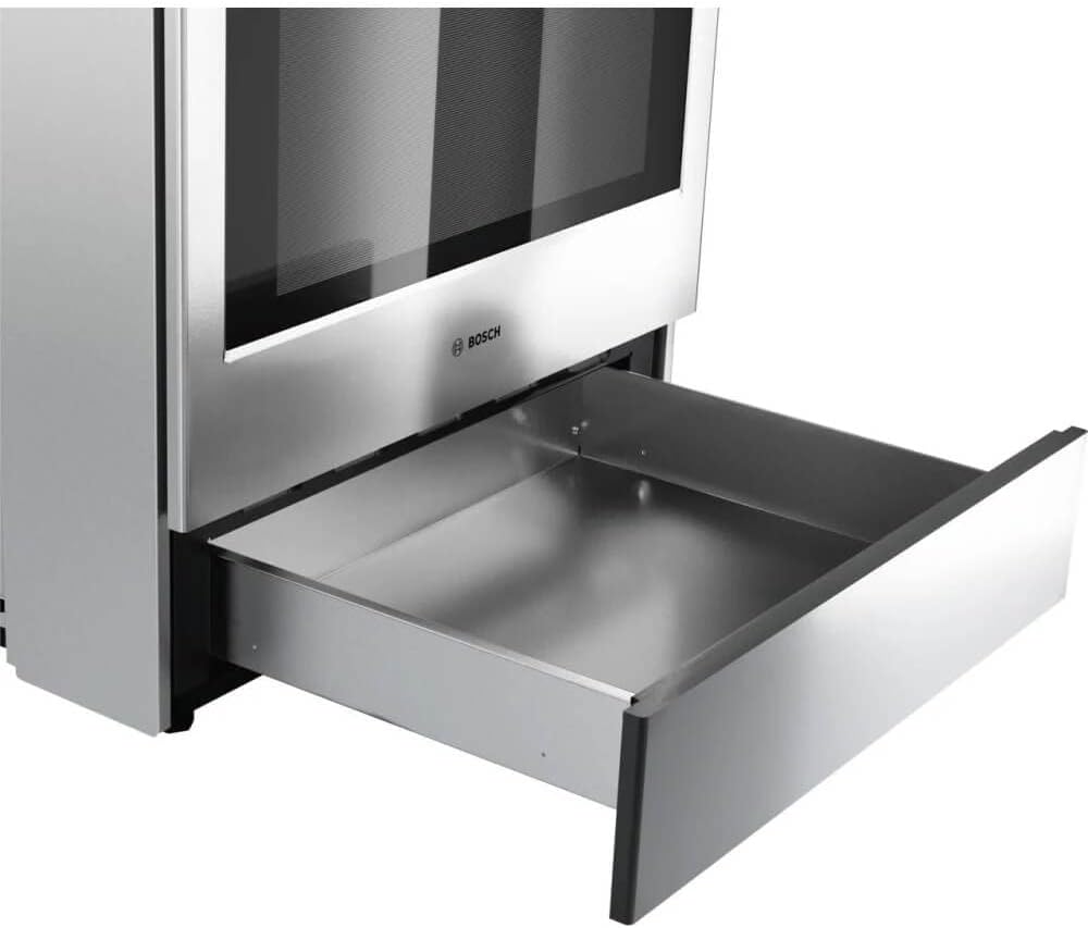 Bosch HDI8056U 800 Series 30 Inch Slide-in Dual Fuel Range