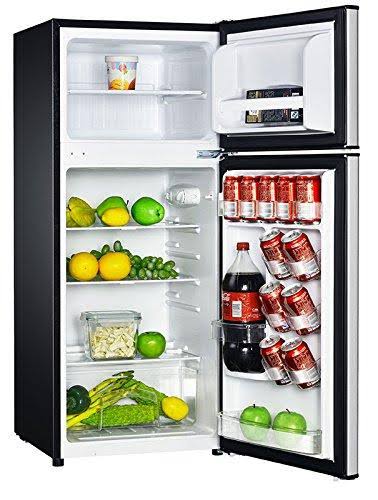 Avanti RA45B3S 4.5 Cu ft Top Mount Refrigerator Stainless