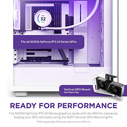 NZXT H7 Elite - CM-H71EB-02 - ATX Mid Tower PC Gaming Case - Front I/O USB Type-C Port - Quick-Release Tempered Glass Side Panel - Black (2023)