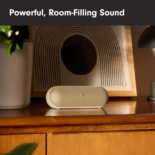 Beats Pill - Portable Bluetooth Speaker- Up to 24H Battery Life, Water Resistant, Bluetooth, Apple & Android Compatible, Seriously Loud Sound for Home, Outdoor and Travel- Champagne Gold