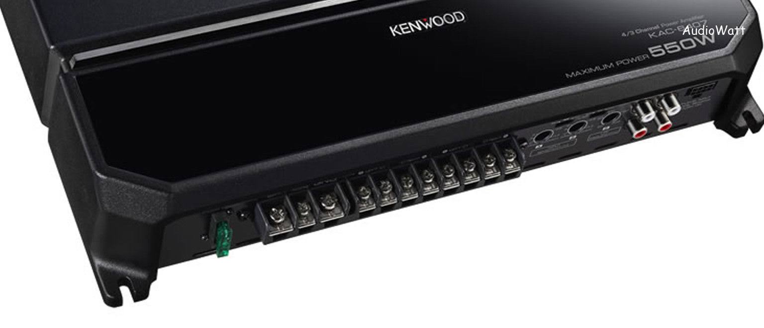 Kenwood KAC 6407 Class AB 4-Channel Car Amplifier - 550W