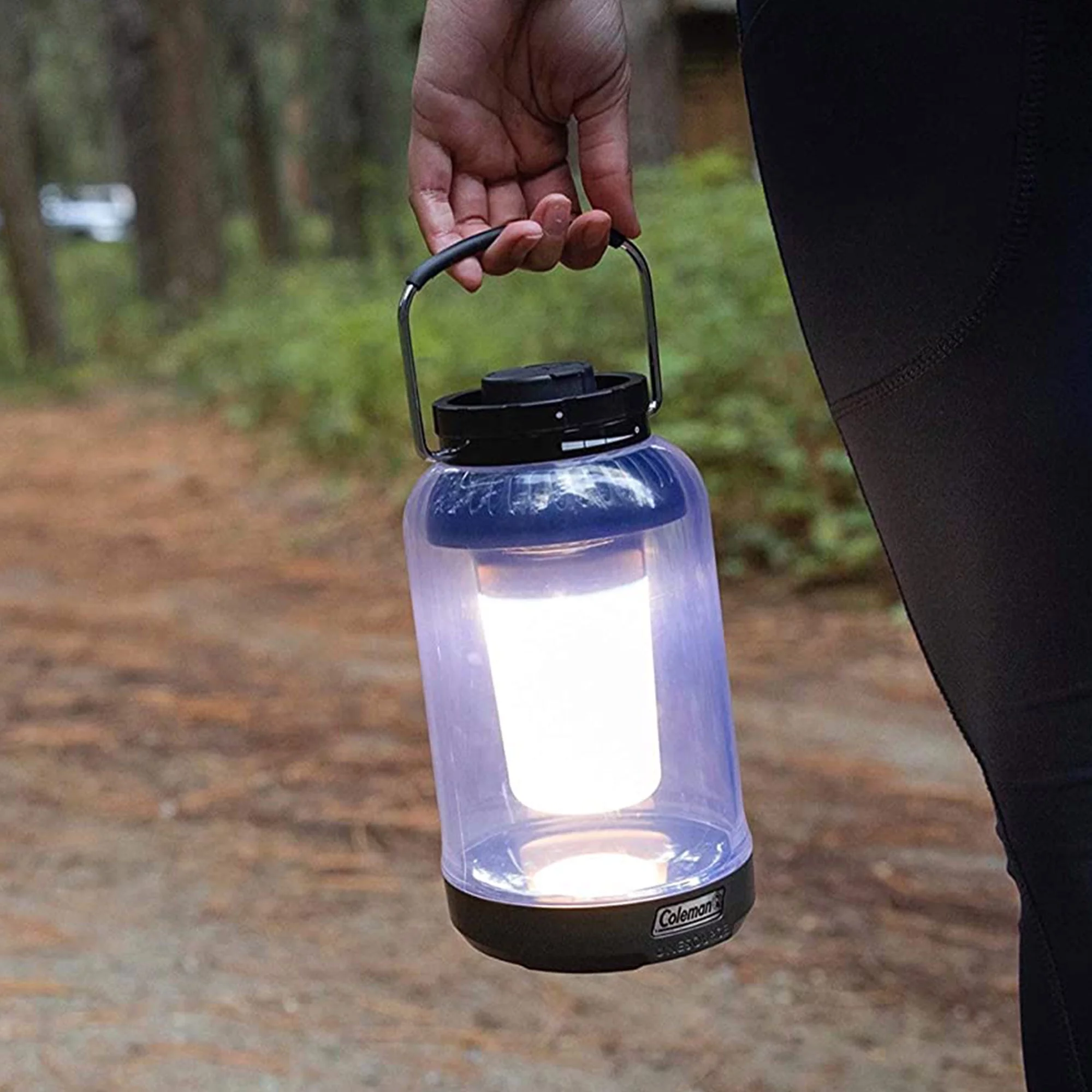 Coleman OneSource 1000 Lumens Outdoor Lantern w/ Charging Station (2 Pack)