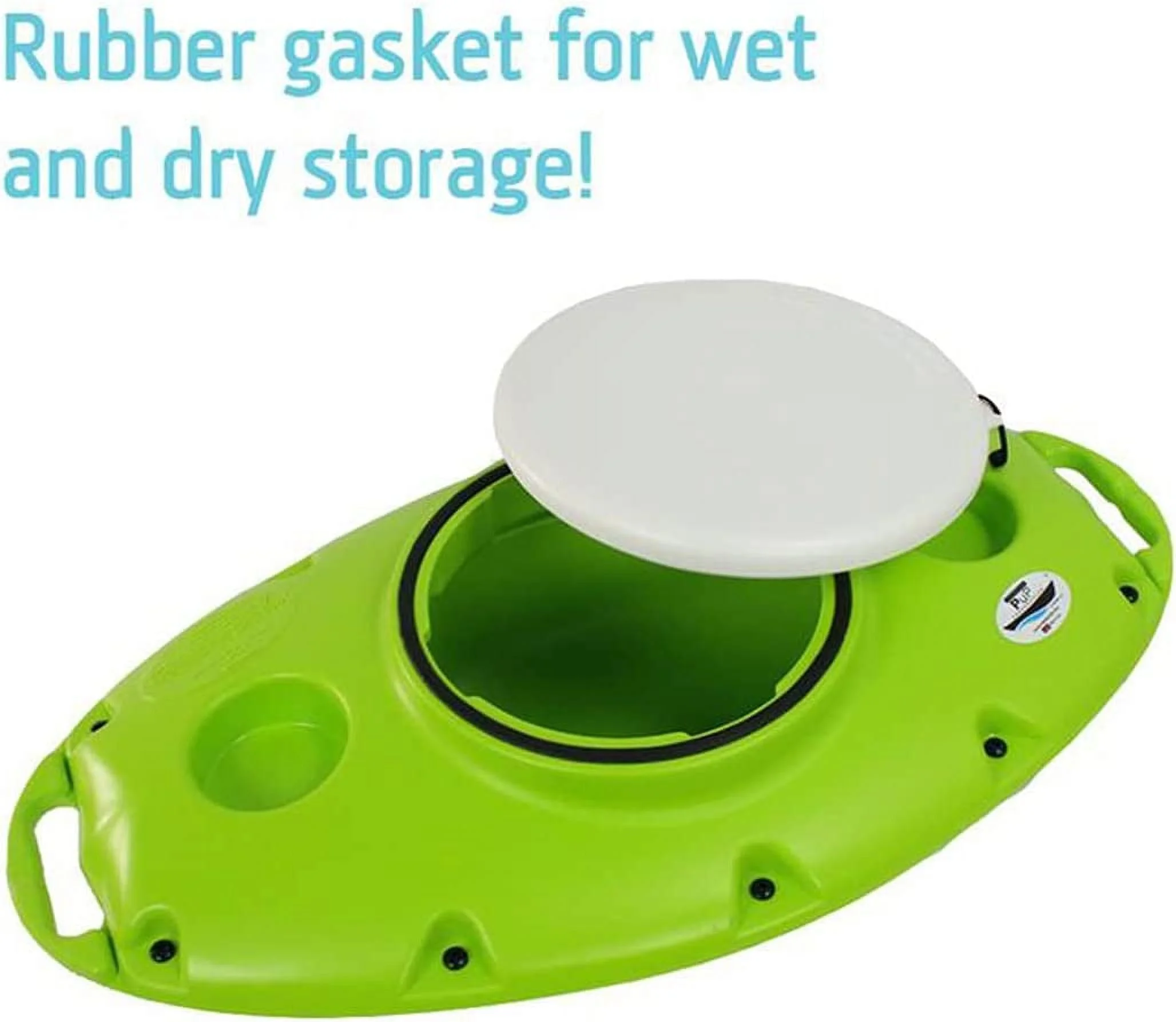 Floating Cooler, Tow on Rivers and Lakes, 15 Quart - Curated Treasures Market