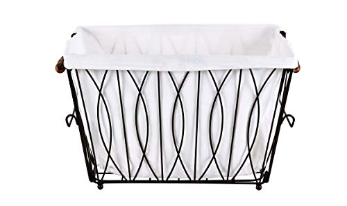 Artesa Verona Collapsible Laundry Cart with Basket