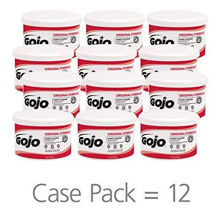 Gojo Original Formula Hand Cleaner Fragrance Free 14 fl oz Creme-Style Hand Cleaner Canister (Case of 12) - 1109-12