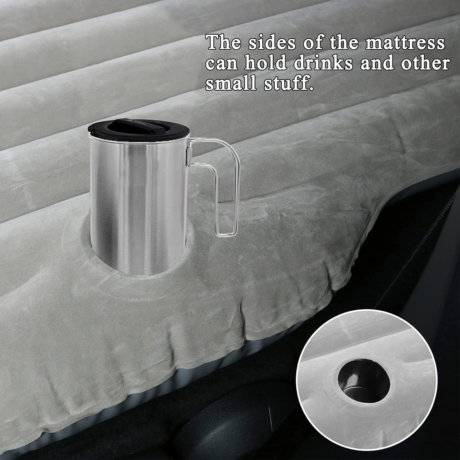 Air Mattress Bed for Tesla Model Y, 3, S, X 5 Seater,Inflatable Bed Camping Accessories Mattress(Multi-Purpose)