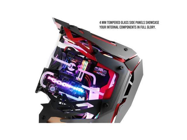 Antec Torque Black / Red Aluminum ATX Mid Tower Computer Case/ Winner