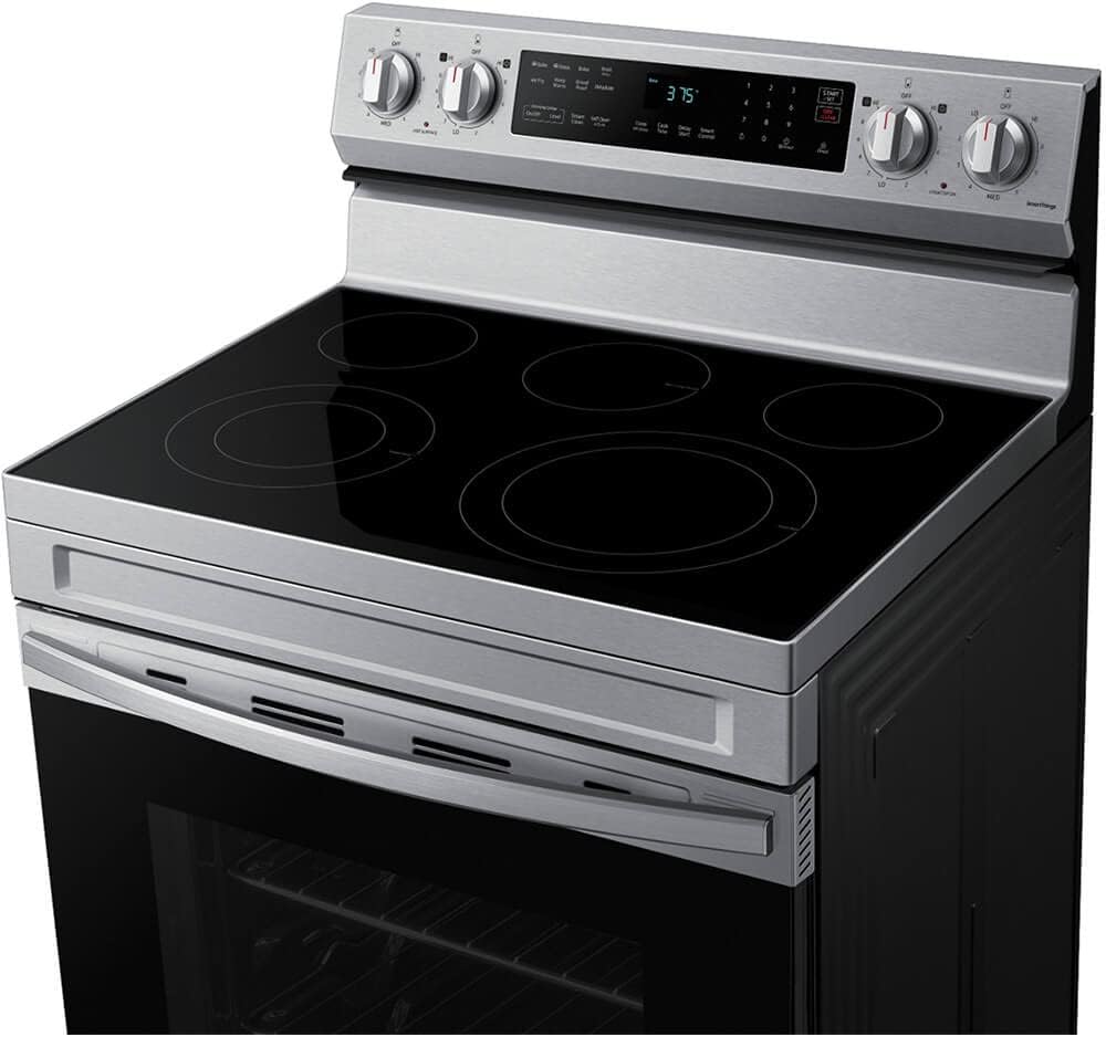Samsung NE63A6511SS 6.3 Cu. Ft. Stainless Smart Freestanding Electric Range