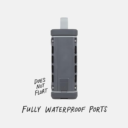 Turtlebox Ranger: Loud! Outdoor Portable Bluetooth 5.4 Speaker | Rugged, Waterproof, Ultra-Portable | Plays to 105db, Deep Bass, Shockproof, Unlimited Pairing for Full Stereo Experience, River Rock