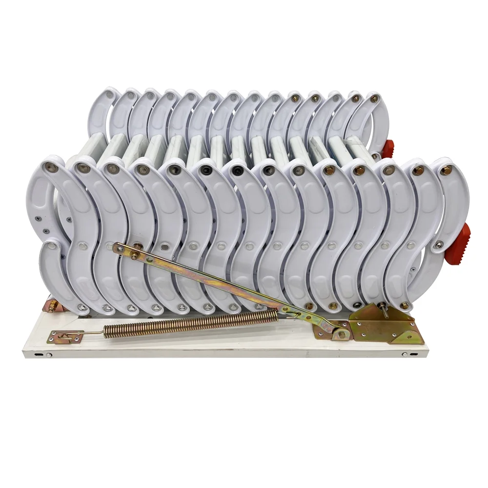 INTSUPERMAI Loft Wall Ladder Stairs Wall Mounted Attic Extension Folding Loft white 11.5ft Height 14 Steps