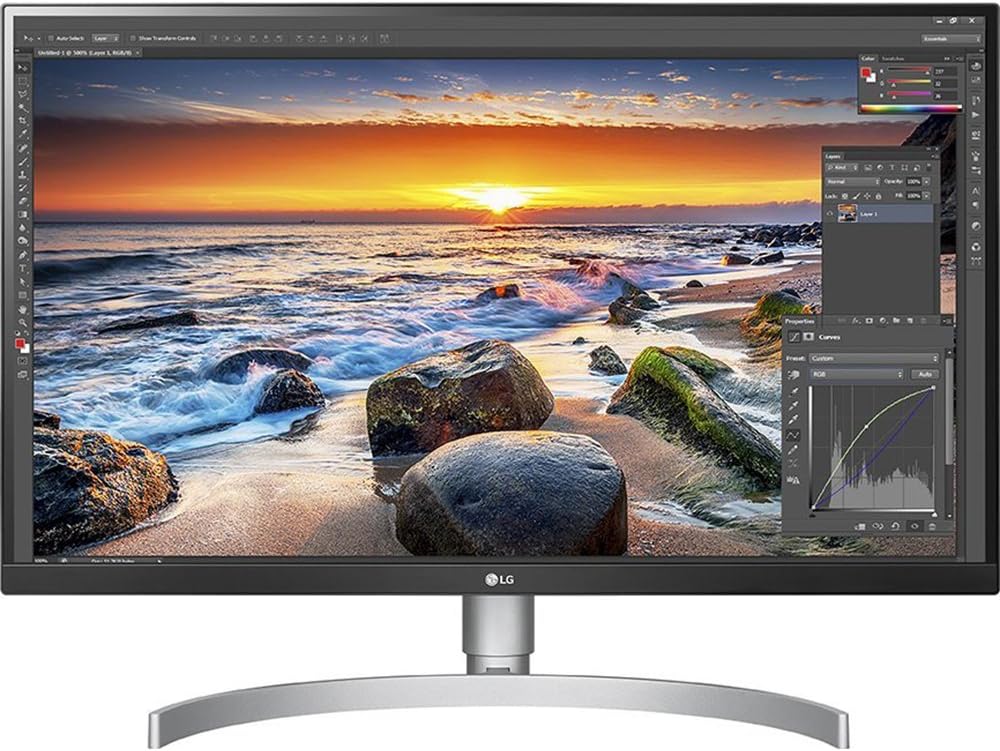 LG 27UK850-W 27" 4K UHD IPS Monitor with HDR10 with USB Type-C Connectivity and FreeSync, White
