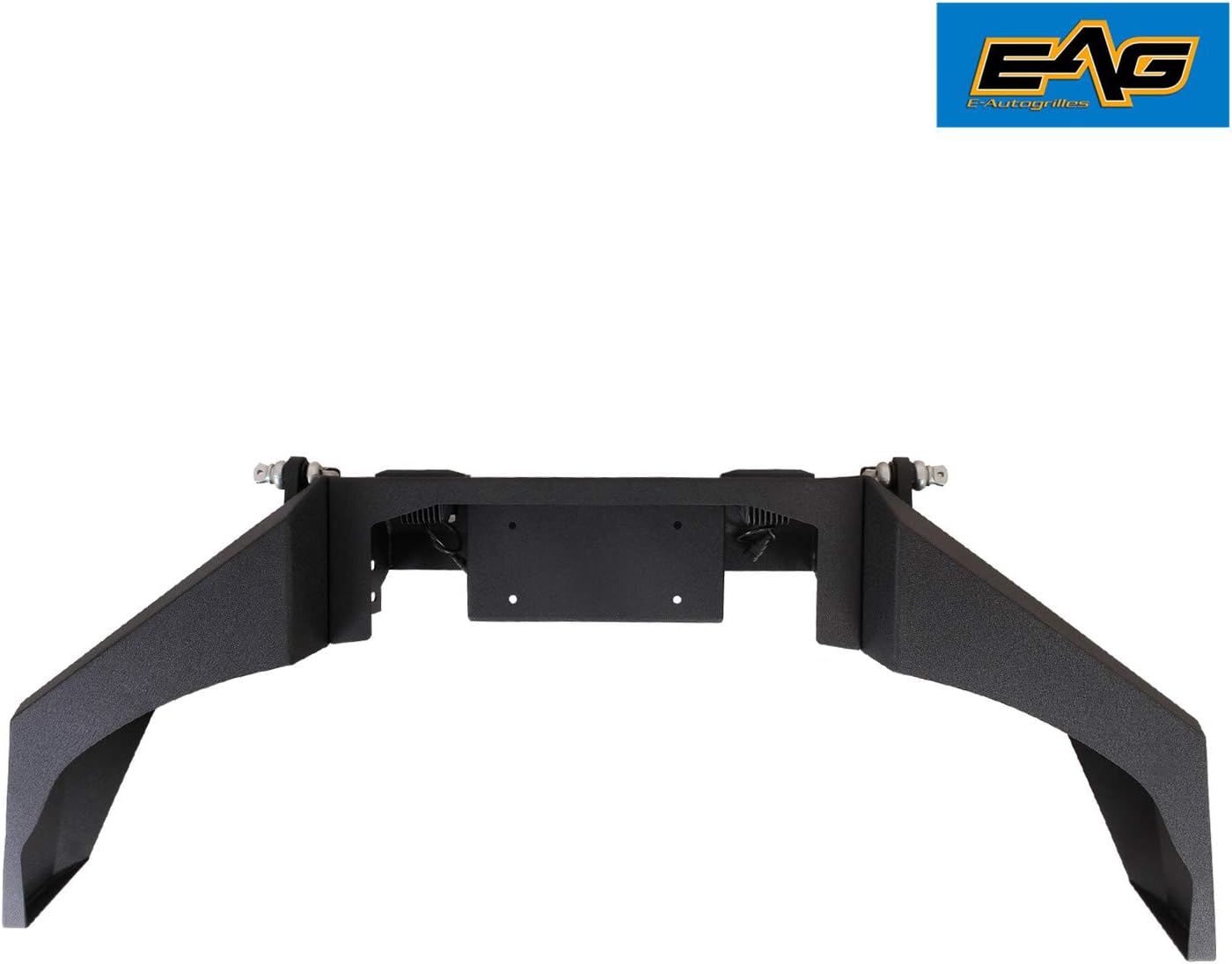 EAG Assembled Front Bumper with LED lights Compatible with 1999-2004 Grand Cherokee WJ