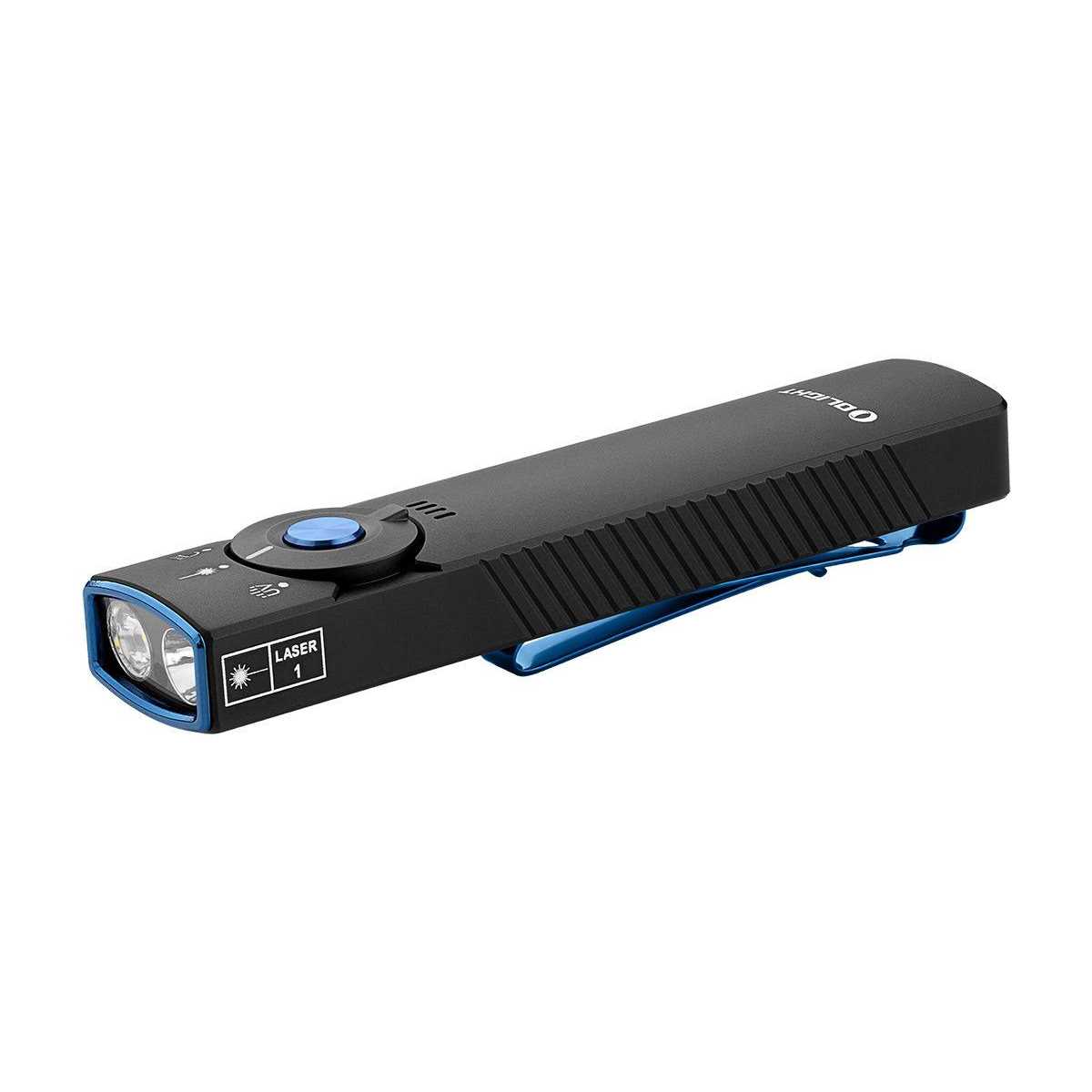 Olight Arkfeld Pro 1300 Lumen Rechargeable Flashlight with UV Light & Laser