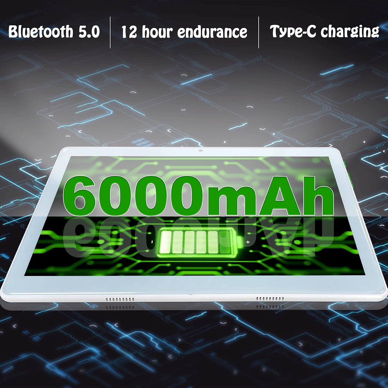 Android 10 Tablet 10.1 inch Octa-core Processor 2GB RAM 32GB Storage HD Touchscreen Tablets, 1280x800 IPS Display, Support 4G Phone Call, 2.4G Wi-Fi, Bluetooth 4.2, with PC Silicone Bracket Case