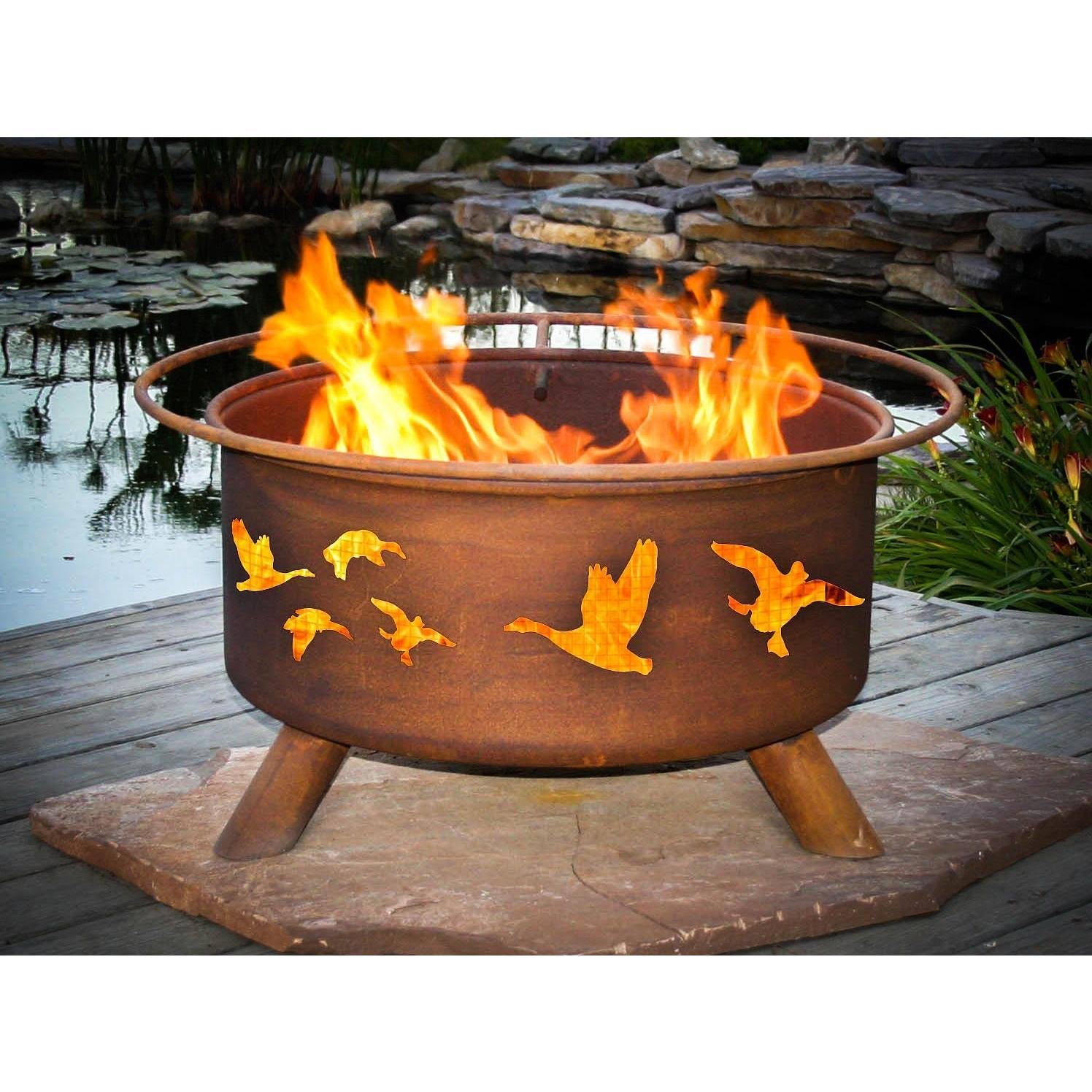 Patina Products Wild Ducks Fire Pit
