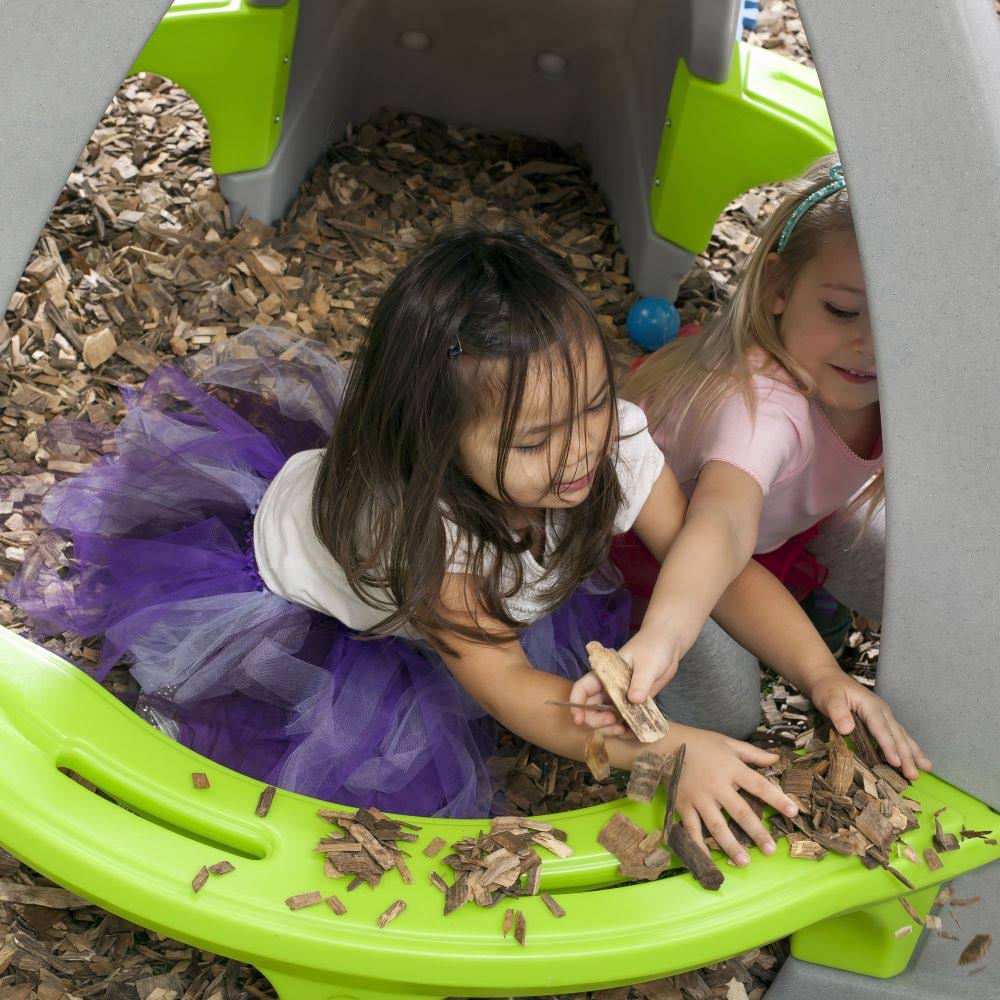 Step2 Castle Top Mountain Climber with 2 Climbing Rock Walls and Slide