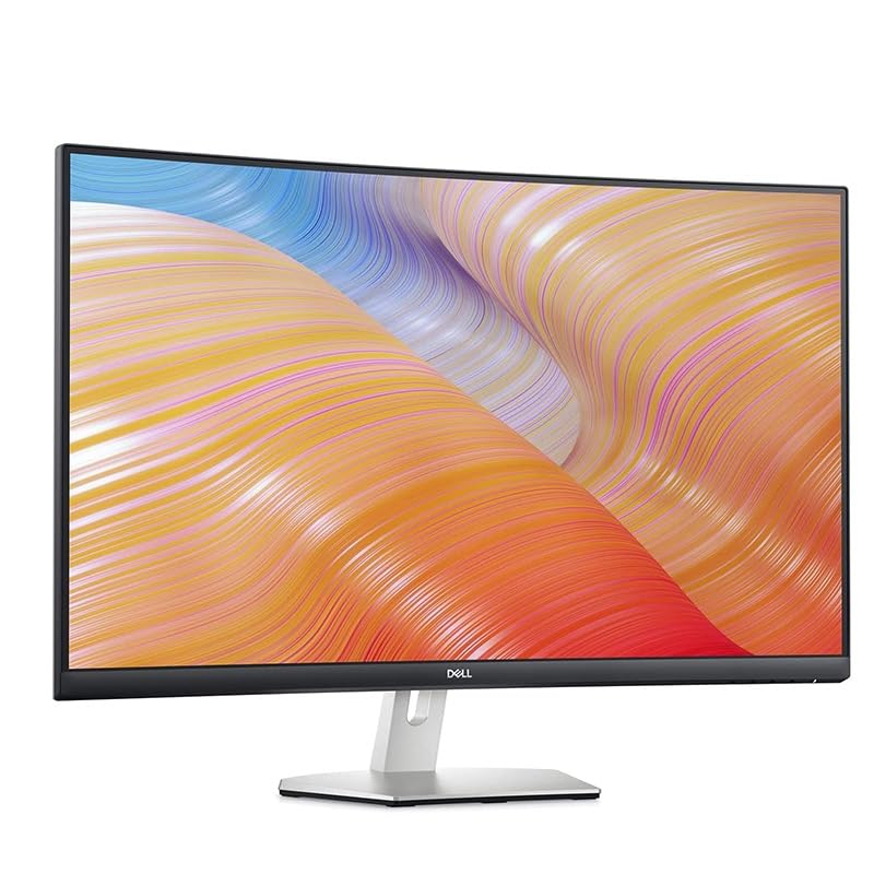Dell S Series 32" Curved Gaming Monitor, FHD (1920 x 1080) Display, 75Hz, 4ms, AMD FreeSync, sRGB 99% Color Gamut, 1800R Curvature, 16.7 Million Colors