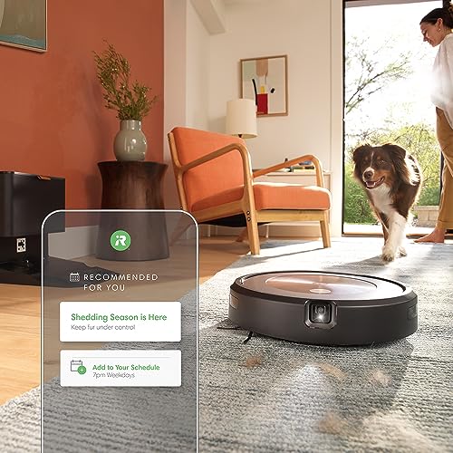 iRobot Roomba j9+ (J955020) Self-Emptying Robot Vacuum Unit – Powerful Suction, Wi-Fi Connected, Smart Mapping + Authentic Sidebrush and Filter + Mr. Vac and Mrs. Sew Clean Start with Roomba Video