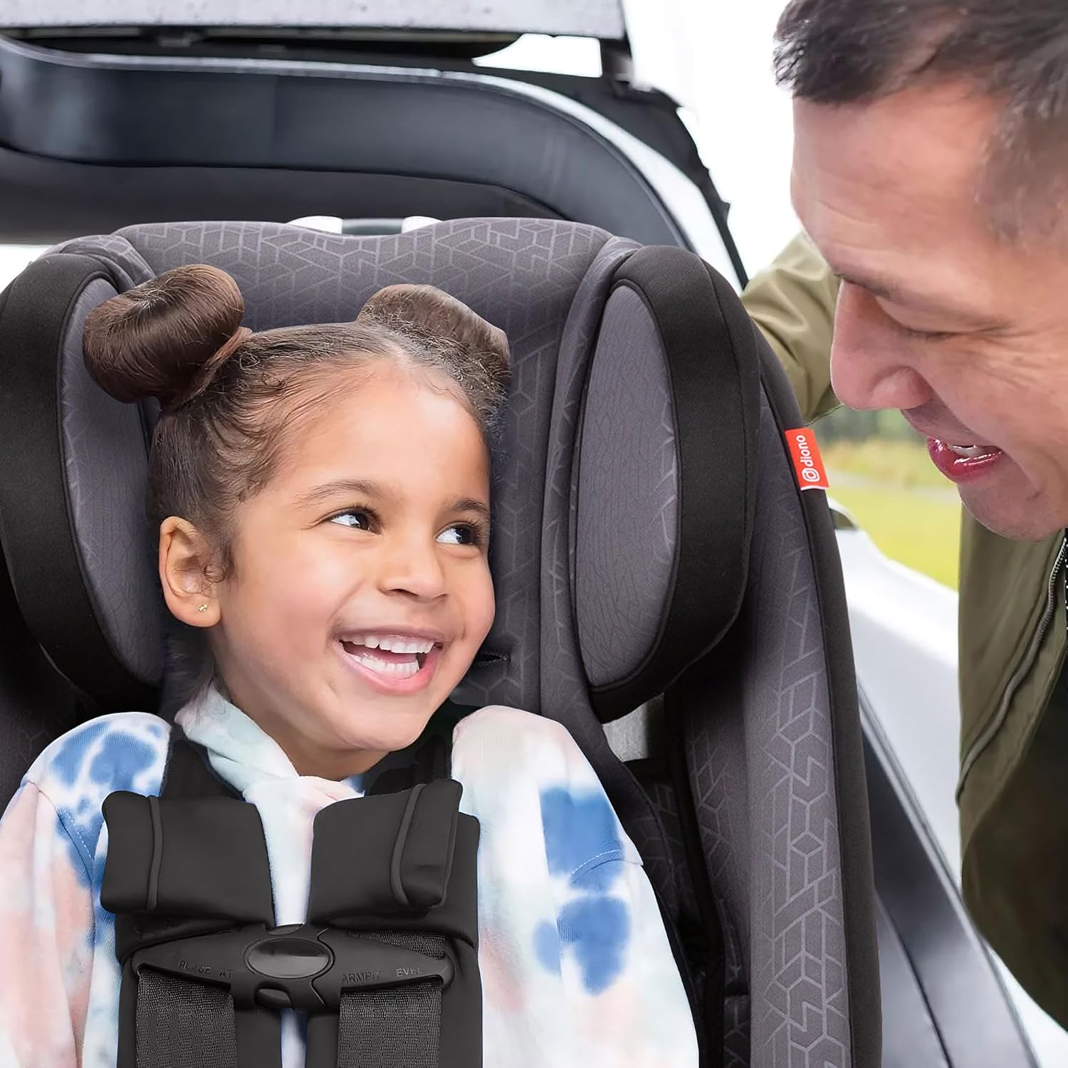 Diono Radian 3RXT Special Edition Slim Fit 3 Across All-in-One Convertible Car Seat, Rear-Facing, Forward-Facing and High-Back Booster, Gray Stone