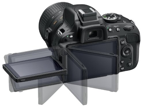 Nikon D5100 16.2MP Digital SLR Camera & 18-55mm VR Lens (Renewed)