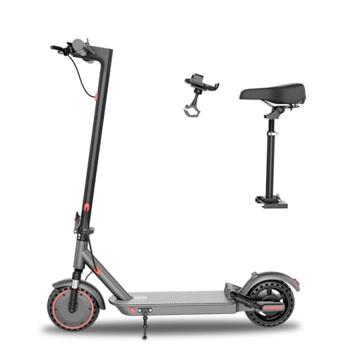KEQ Electric Scooter for Adults Commuting, Foldable and Portable 8.5"/10" Tires,19/22Mph,350W/500W Motor, 21-30 Miles Range,Foldable E-Scooter with Dual Brake and Suspension,APP Control（K01Pro/KL09）