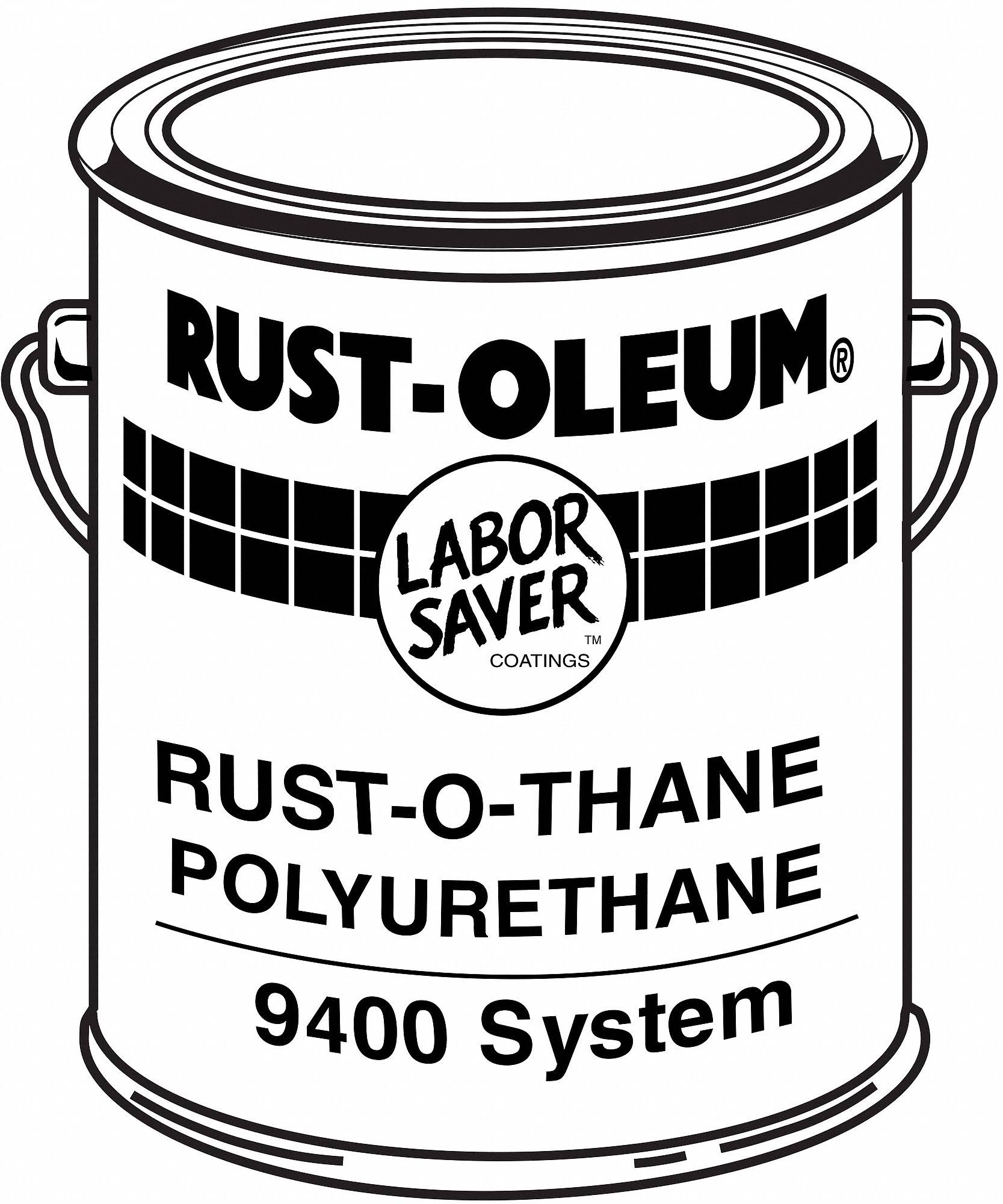 Rust-Oleum Polyester Urethane Coating 9492402, Size: 1 gal, White