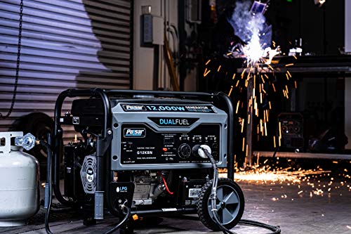 Pulsar 9500W Tri Fuel Gasoline Propane Natural Gas Portable Inverter Generator w/Remote Start & CO Sentry for Home Use GS95TiSCO