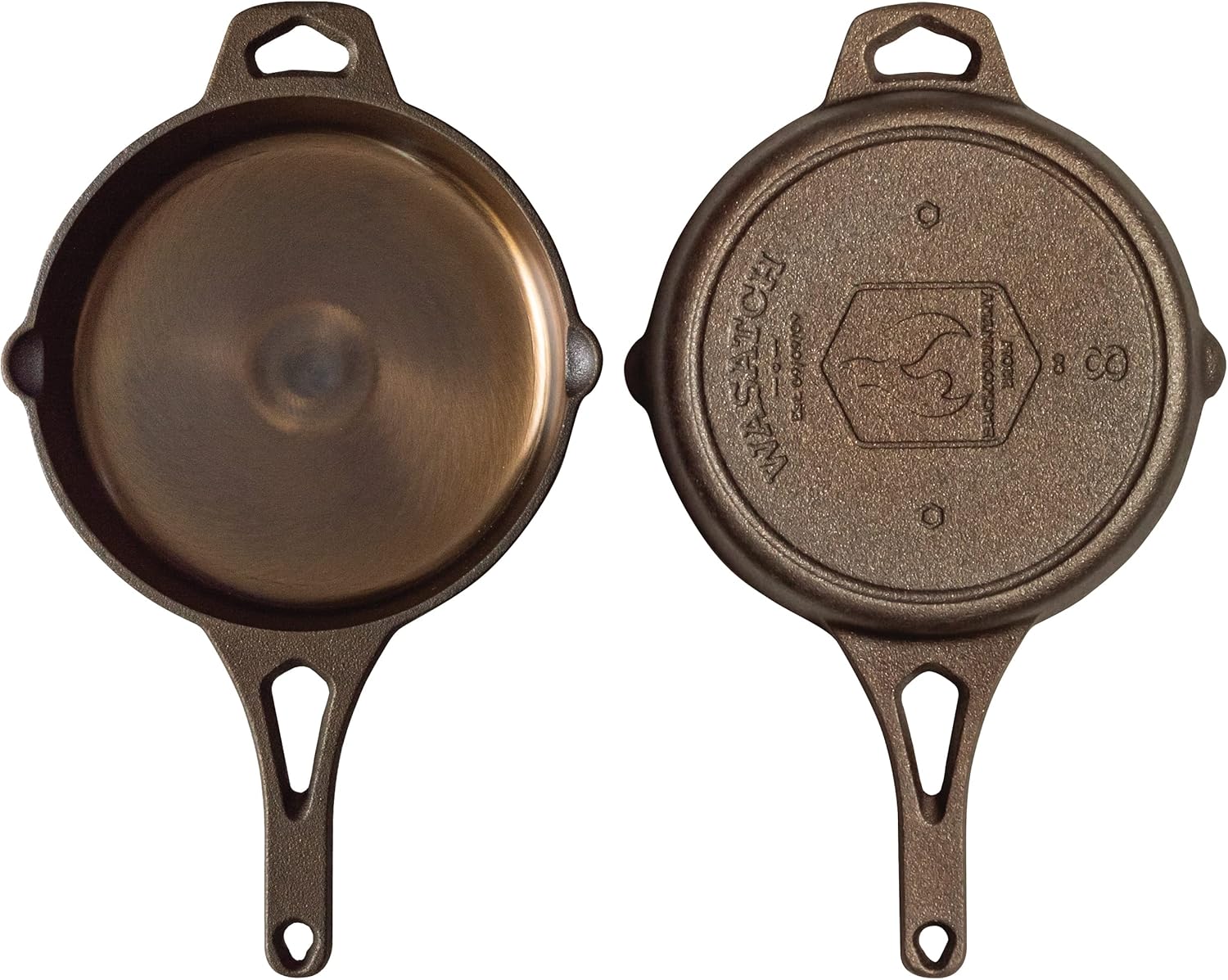 Backcountry Iron Round Wasatch Smooth Cast Iron Skillet (10 Inch)